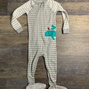 New, without tags. Carters footed pajamas, 24 mos